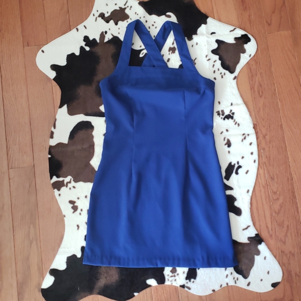 A Fortiori blue mini dress
